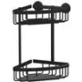 Prateleira de canto adesiva tesa 40507-00000-00 ALUXX preta preto (mate) (40507-00000-00)