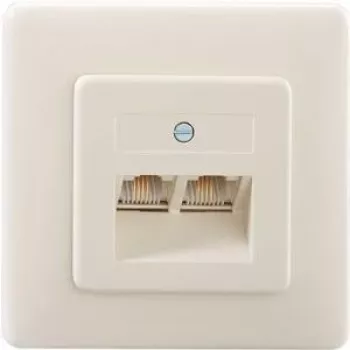 Tomada RJ45 Rutenbeck 13011240 branca