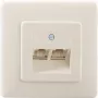 Tomada RJ45 Rutenbeck 13011240 branca