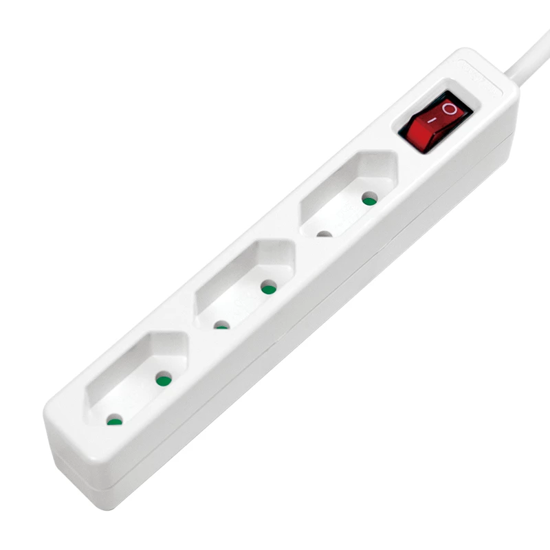 Extensão de energia LogiLink LPS230 1,5 m 3 tomadas AC interior branco