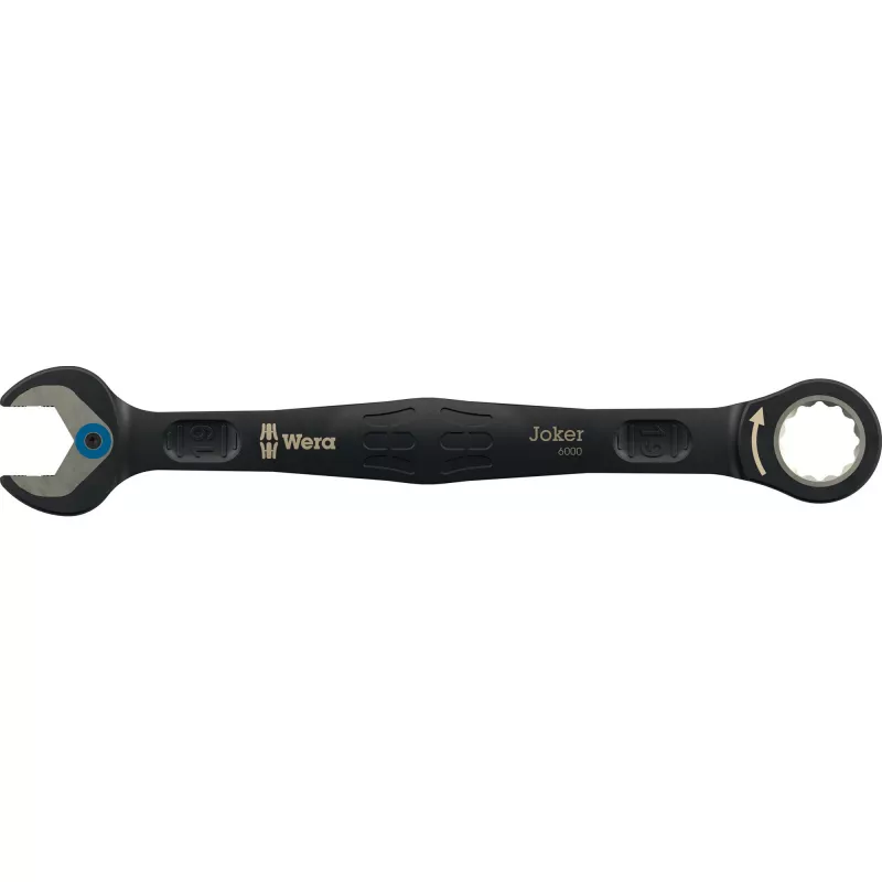 Wera 6000 Joker Black Edition conjunto de chaves combinadas de roquete, 11 unid.