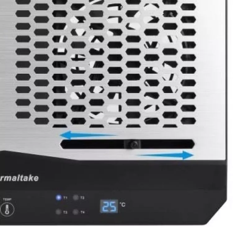 Thermaltake Massive TM Base de refrigeração para portátil, 2 ventoinhas de 120 mm, CL-N002-PL12BL-A