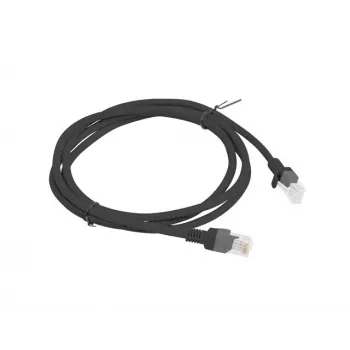 Cabo de patch Cat.5e 1,5M UTP preto