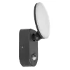 Luminária de parede LED MACLEAN MCE367 com sensor PIR, luminária de parede exterior com detetor de movimento