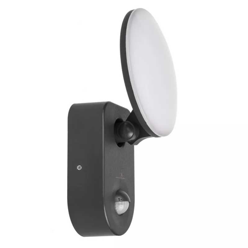 Luminária de parede LED MACLEAN MCE367 com sensor PIR, luminária de parede exterior com detetor de movimento