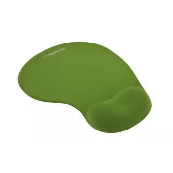 Tapete de rato ESPERANZA EA137G de gel com apoio de pulso, cor única verde, base antiderrapante