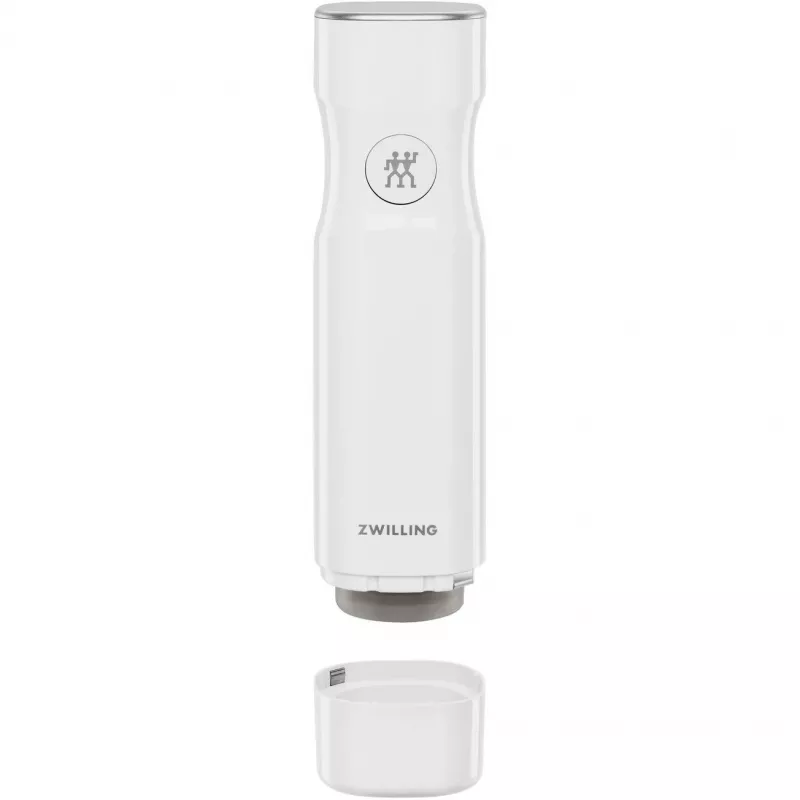 Máquina de vácuo ZWILLING FRESH & SAVE branco bomba, bateria 3,7 V, porta de carregamento Micro-USB, 190×50×50 mm, 330 g