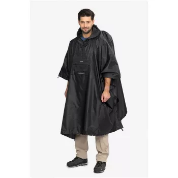Poncho de chuva para adulto VIKING Vesper mochila preto UNI