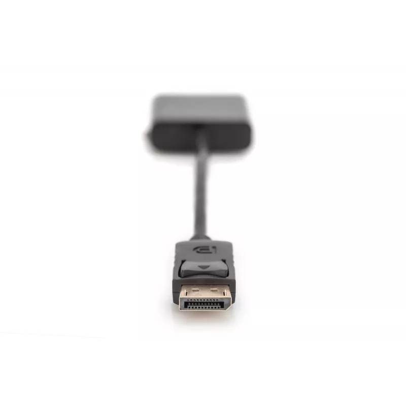 Cabo adaptador DisplayPort Assmann, DP - DVI (24+5) M/F, 0,15 m com bloqueio, compatível com DP 1.1, UL, azul, sem blindagem, 32AWG (AK-340409-001-S)