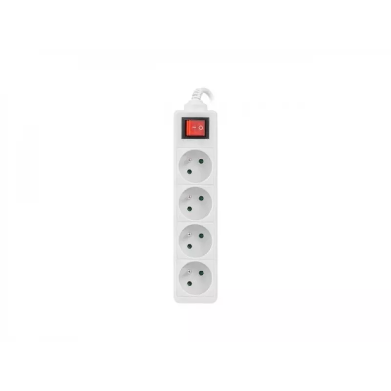 Régua de tomadas Lanberg PS1-04E-0150-W 1,5 m 4 tomadas AC interior branco