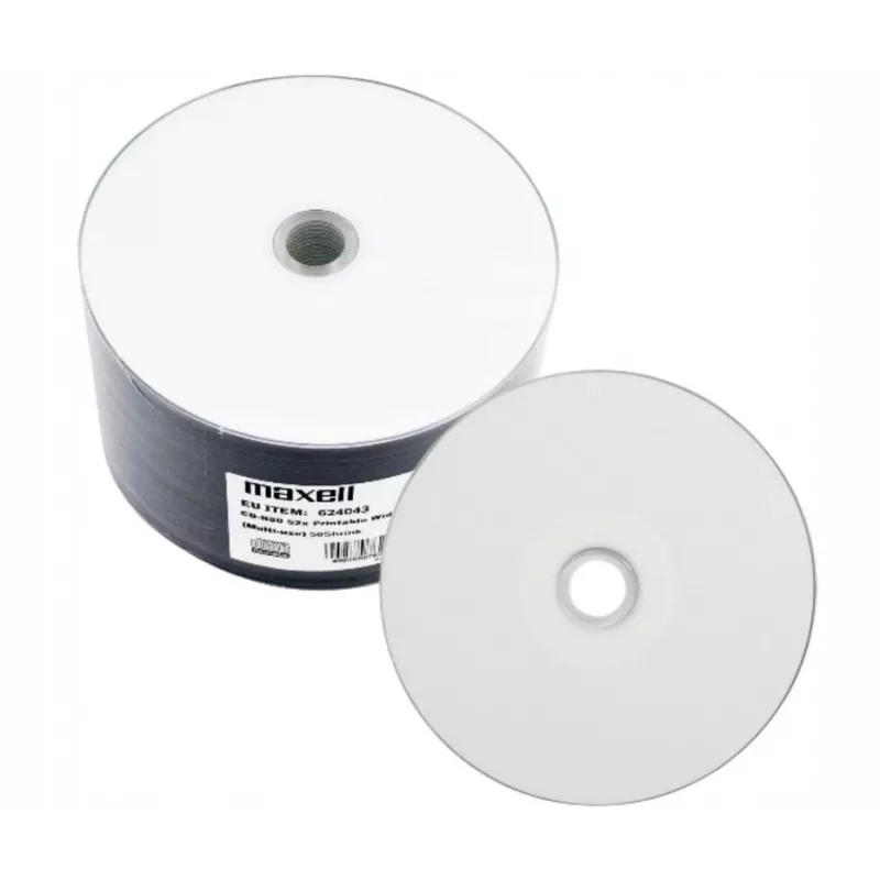 MAXELL CD-R 700MB 50 unid. 52x80 min, spindle, CD-R imprimível