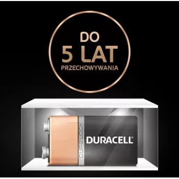 Pilha Duracell 9V embalagem individual 9VDUR BT0009