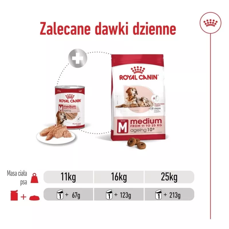 ROYAL CANIN SHN Medium Ageing pão lata 410 g