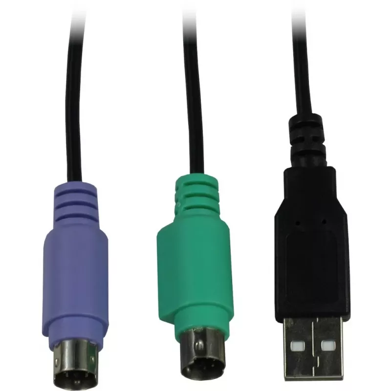 Comutador KVM Inter-Tech AS-9108DU para montagem em rack preto teclado/vídeo/rato (KVM) (88887233)