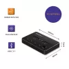 Estação de acoplagem Qoltec 50310 para 2x SSD M.2 SATA NGFF USB Type-C