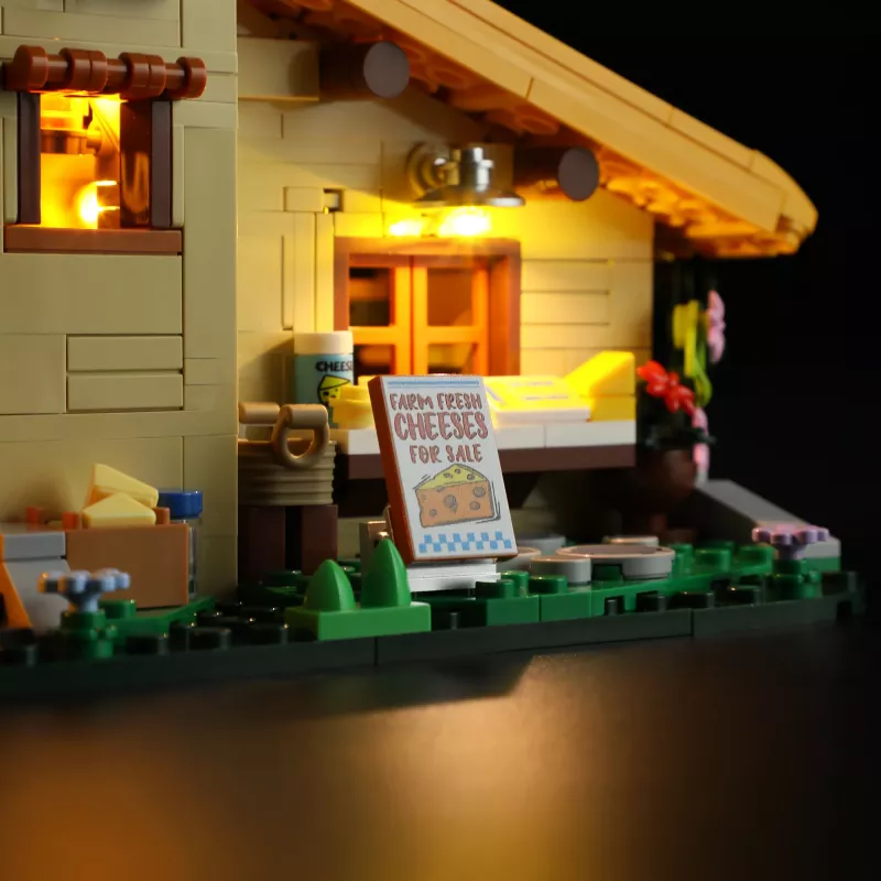 Lumibricks Farm Cheese House Conjunto de construção
