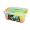 Conjunto de veículo de brinquedo e pista Amewi 100614 com funcionamento a pilhas AA (2 × AA), multicolor vermelho