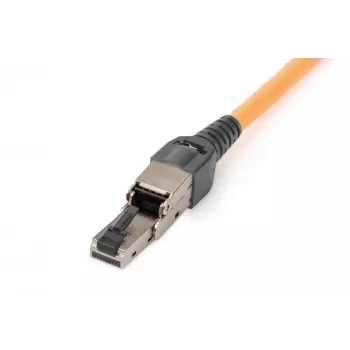 Digitus CAT 6A Ficha de terminação em campo, flexível, STP, com tampa anti-poeiras, DN-93636