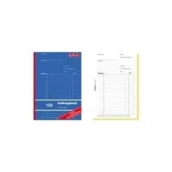 Livro de administração Herlitz 880427 azul A4 80 folhas