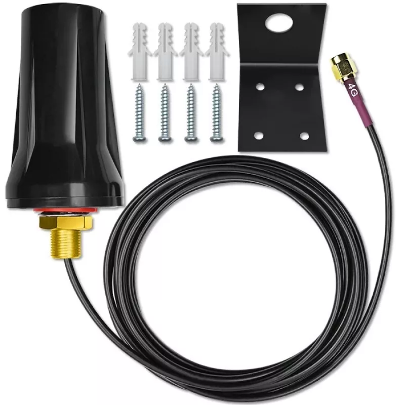 Antena dupla 4G LTE 7dBi omnidirecional, exterior