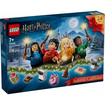 Brinquedo de construção LEGO Harry Potter Calendário do Advento 2025 conjunto 76456 – 278 peças, 8 minifiguras, idade 7+