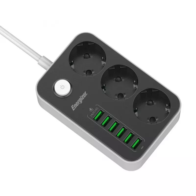 Powerbank portátil Energizer EPB2500W01EU 2500 mAh saída USB carregador compacto