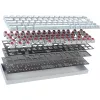 Deltaco GAM-100-W-DE. Teclado formato: 65%. Estilo do teclado: Reto. Interface do dispositivo: USB + Bluetooth, interruptor de tecla do teclado: interruptor mecânico,