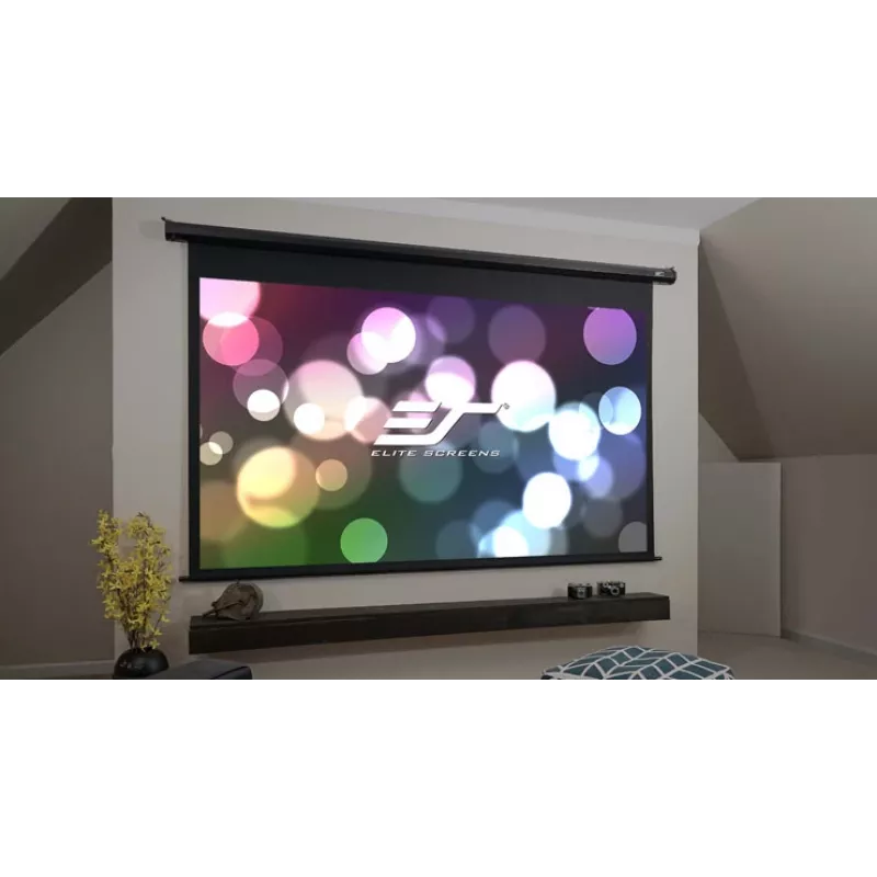 Elite Screens | Manual Series | M119XWS1 | Diagonal 119 polegadas | 1:1 | Largura visível da imagem (B) 213 cm | Branco