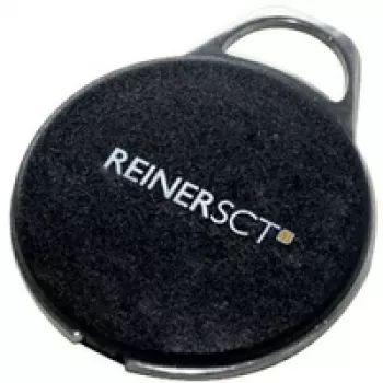 Reiner SCT timeCard Premium transponder 25 DES etiqueta RFID preta 13,56 MHz IP65