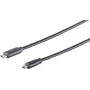 Cabo USB S/CONN 77144-3.0 USB 2.0 2 m USB C Mini-USB A preto