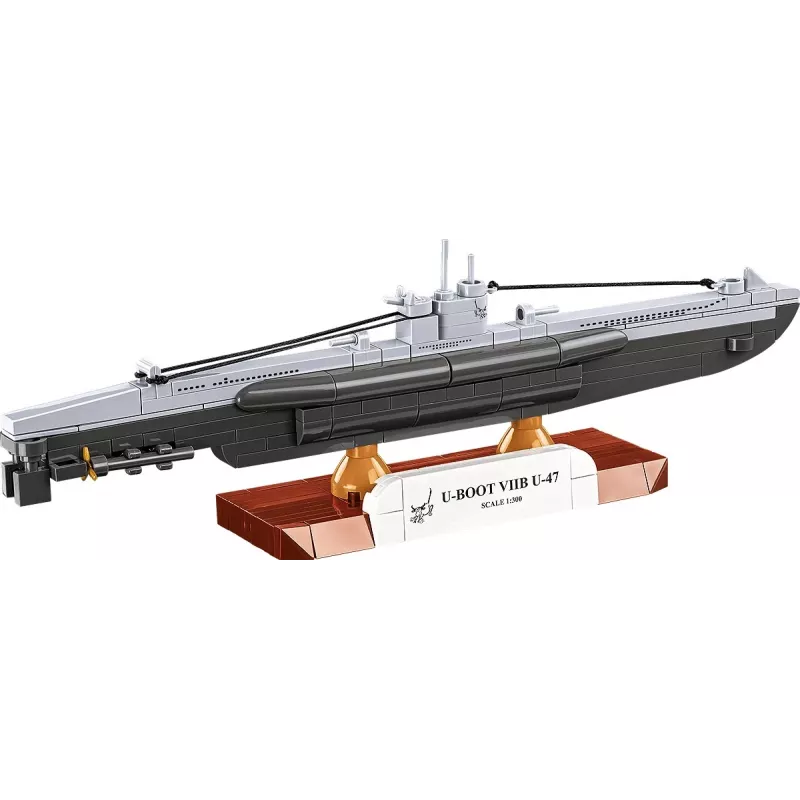Modelo à escala de submarino Cobi U-47 T.VIIB 1:300 kit, marca Cobi, modelo 4858