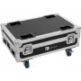 Roadinger Flightcase com 4x AKKU BAR-6 Glow QCL Flex QuickDMX, função de carregamento