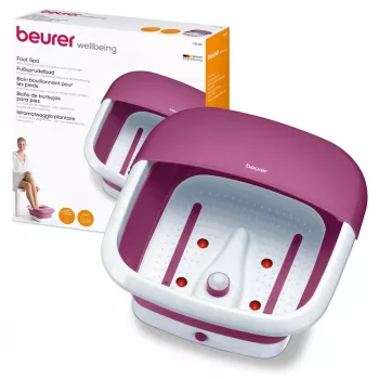 Banho de pés com bolhas Beurer FB 30 com função de bolhas e calor – massajador de pés, aquecimento e massagem por bolhas