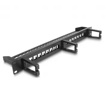 Painel Keystone DeLOCK 19 polegadas 16 portas 1U preto