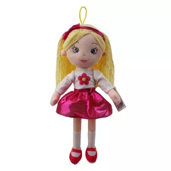 Boneca de pano TULILO Eliza 38 cm, brinquedo de pano para brincar e decorar