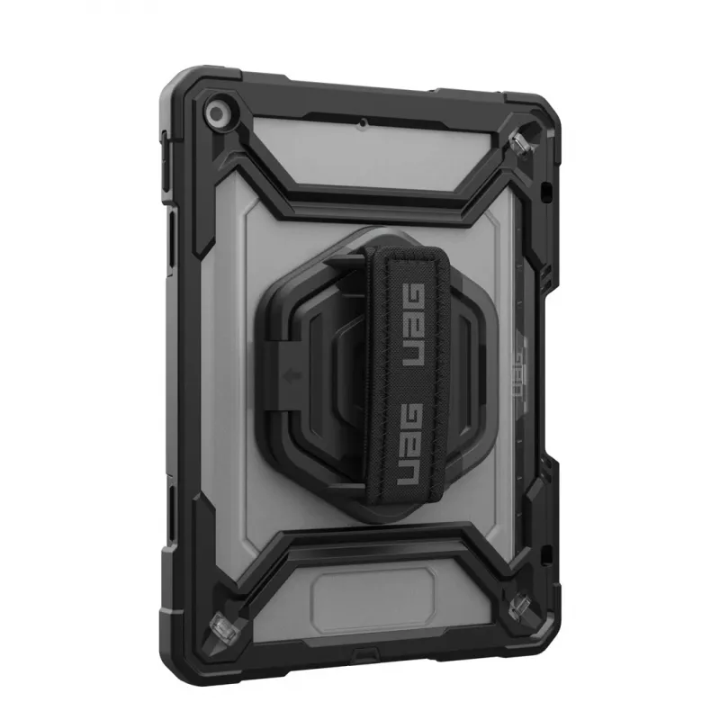 Urban Armor Gear Plasma Healthcare 124470114340 capa para tablet Apple iPad 10.9 (10.ª geração) / 11 (A16), 27,7 cm (10,9"), bumper, suporte, alça de mão, ice/preta