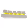 Teclado mecânico White Shark Wakizashi-2 US Red Switch, Tenkeyless/layout US, branco