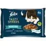 FELIX Tasty Shreds com salmão e atum - 4x 80g