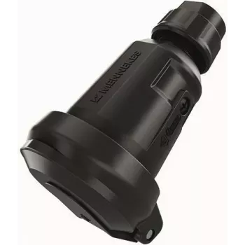Mennekes conector fêmea SCHUKO preto 15807116A 2p+PE IP54 (158071)