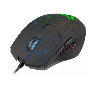 Tracer GAMEZONE XO - Rato - USB - Ótico - 6 botões - preto