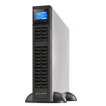 PowerWalker VFI 1000CRM LCD UPS fonte de alimentação ininterrupta (UPS) dupla conversão (Online) 1 kVA 800 W 3 saídas AC