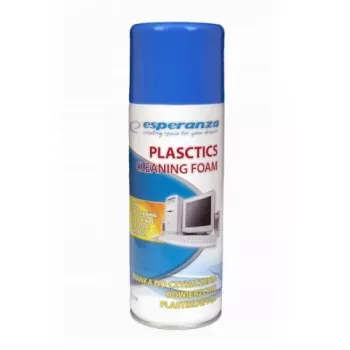 Espuma de limpeza para ecrãs ESPERANZA ES104 para ecrãs e plásticos, 400 ml, multicolor