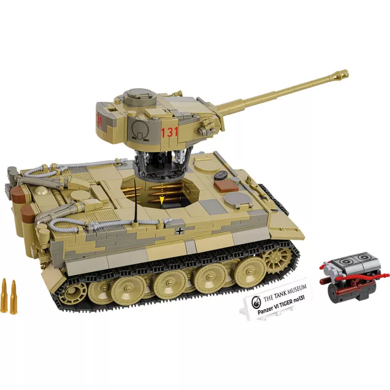 Conjunto de construção COBI Panzer VI Tiger no131 1275 peças
