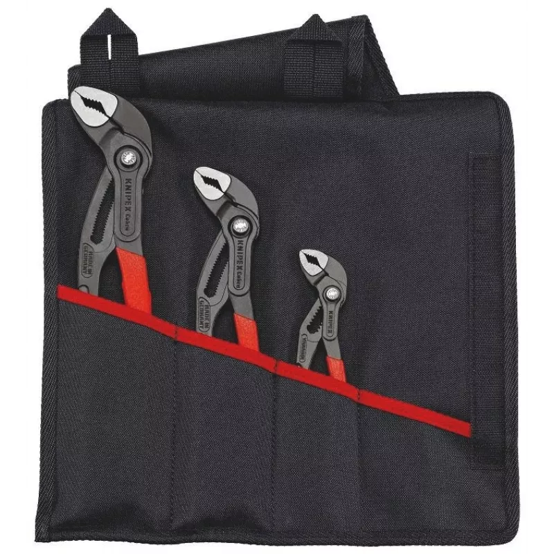 Knipex 00 19 55 S9 Cobra conjunto de alicates, 3 peças
