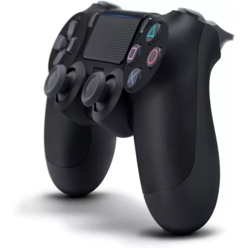 Comando de jogos sem fios Sony DualShock 4 – preto, bateria de iões de lítio integrada, altifalante, touchpad, vibração, giroscópio, sensor de aceleração