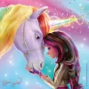 Puzzle Ravensburger Unicorn Academy – 3 x 49 peças, conjunto para criança