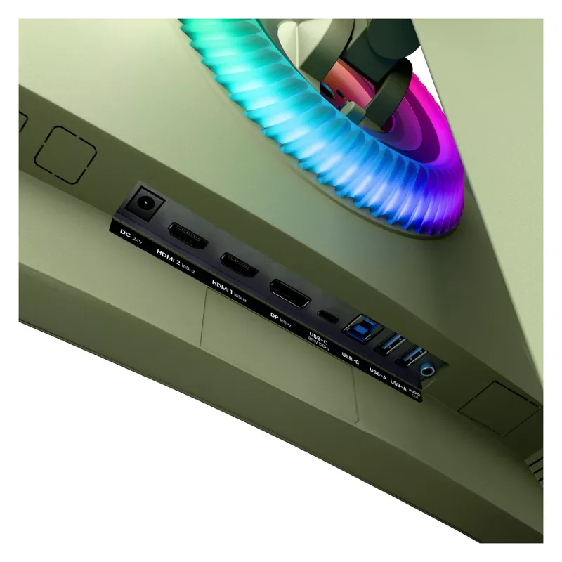 Monitor de computador curvo Arozzi Nova 49 polegadas (124,5 cm) Dual QHD 5120×1440 LED VA, 4 ms, Verde
