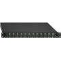 Caixa de fusão de fibra ótica Rutenbeck BasicLine 19 polegadas expansível, montagem em rack 19 polegadas