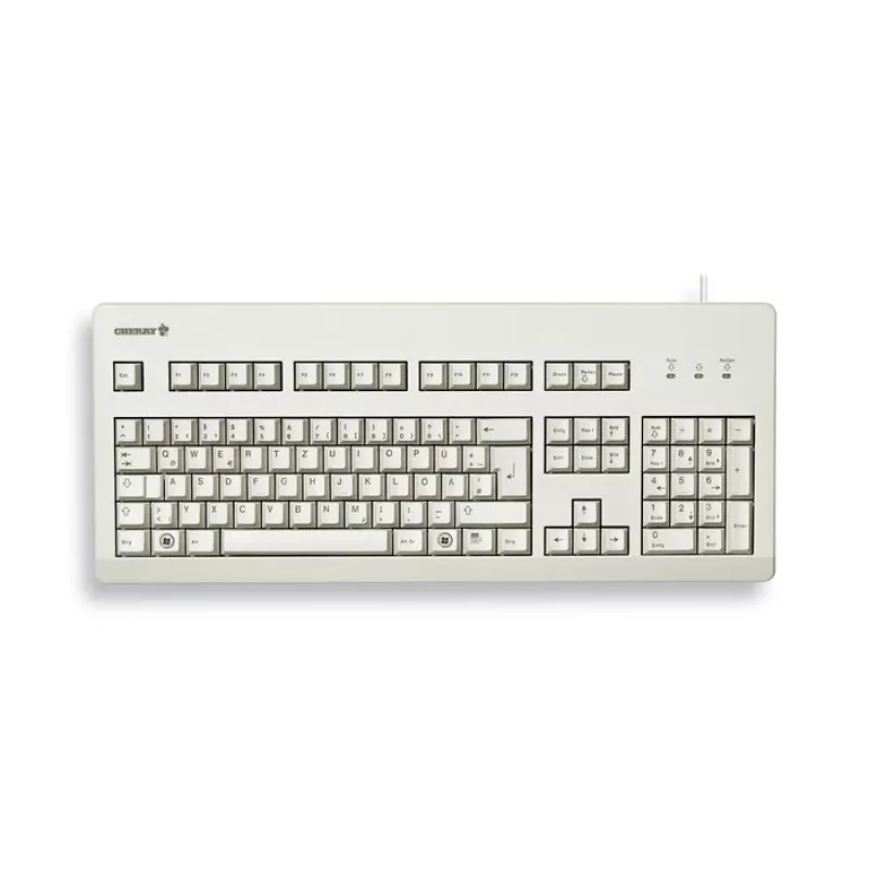 Teclado CHERRY G80-3000 Universal USB QWERTZ Alemão cinzento