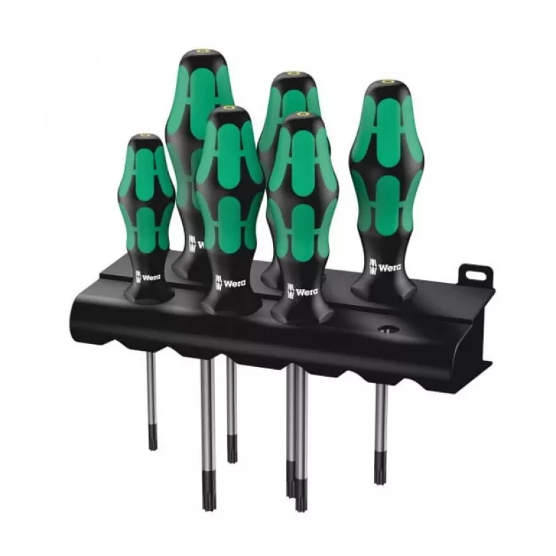 Wera 367/6 TORX BO - Conjunto de chaves de fendas - 6 peças - isoladas (05138250001)
